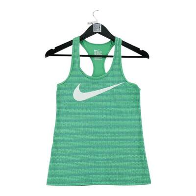 Tweedehands - nike dri-fit hardlooptop dames groen - als nieuw