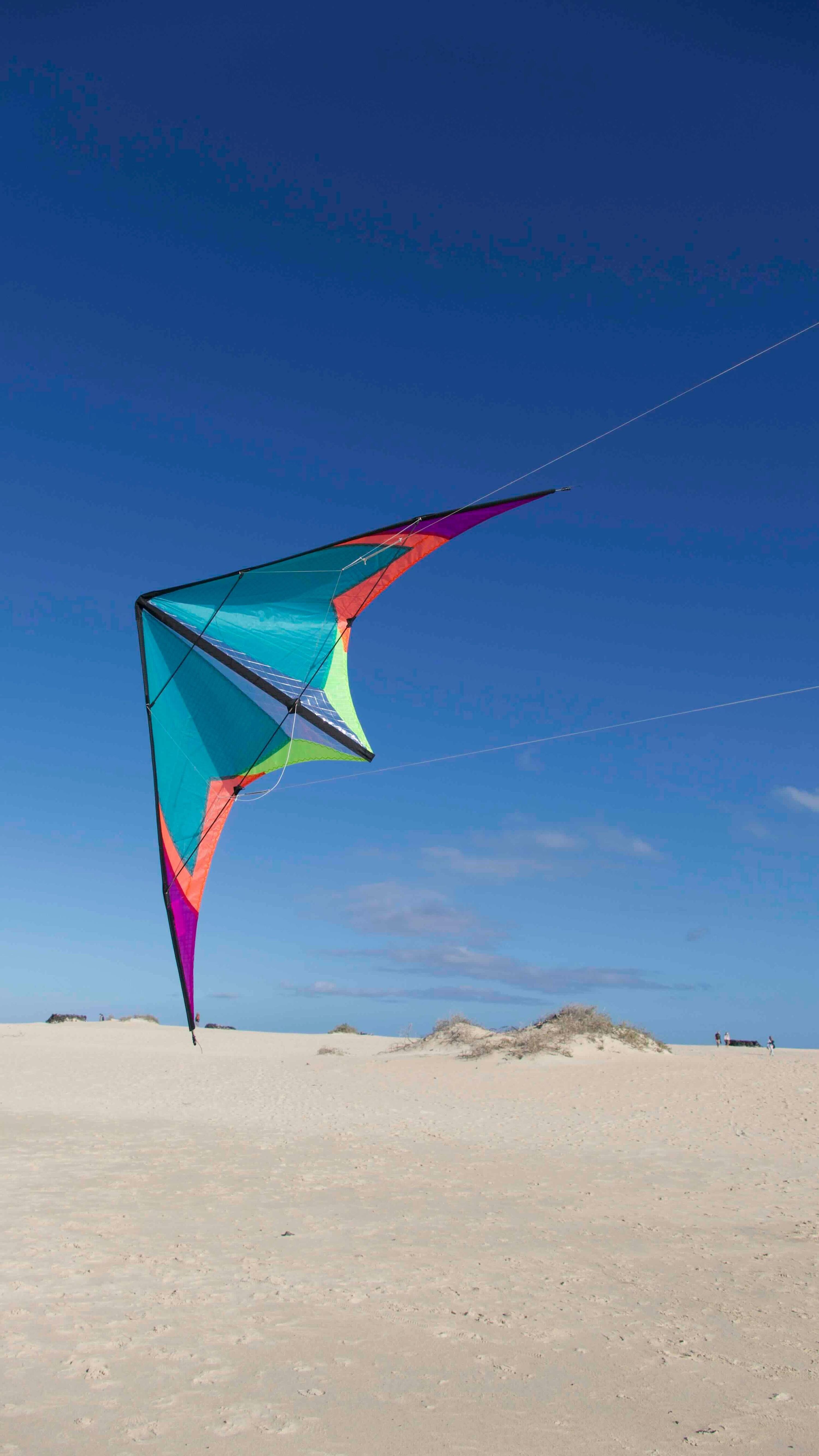 Stuntvlieger Spiderkites Elektra Mini Neon 20041-1 Groen 138 x 59 cm 3/5