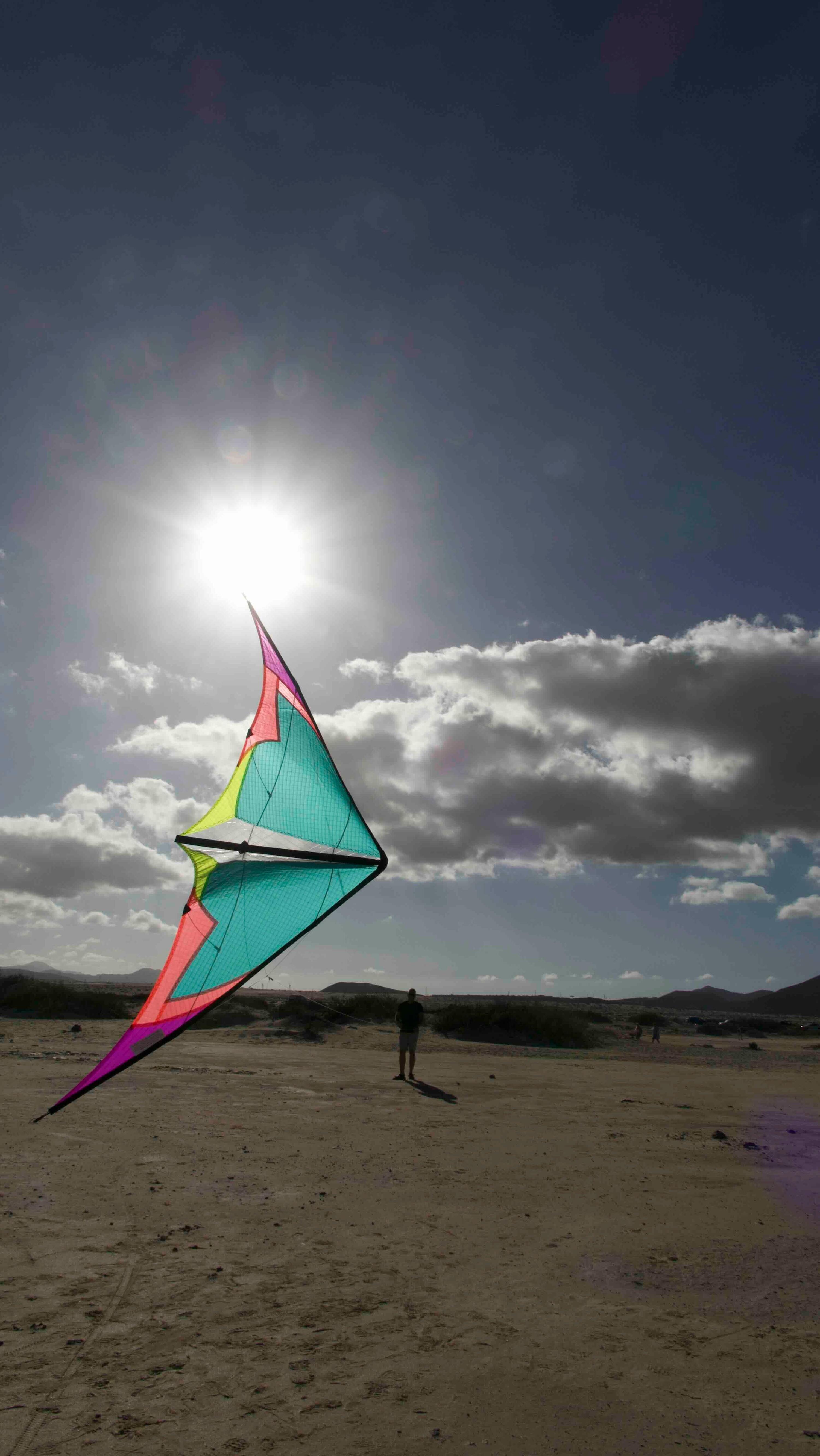 Stuntvlieger Spiderkites Elektra Mini Neon 20041-1 Groen 138 x 59 cm 4/5