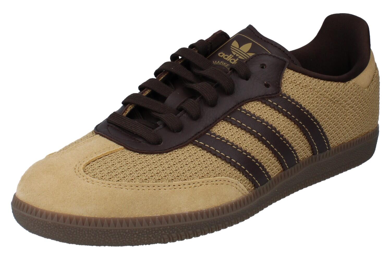 Zapatos adidas Samba OG Beige dorado/Marrón oscuro 1/6