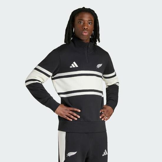 Sweat-shirt zip 1/4 All Blacks Leisurewear