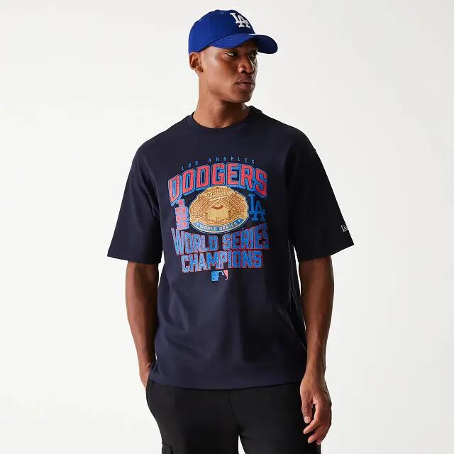 Oversized T-shirt Los Angeles Dodgers New Era MLB World Series 2/7