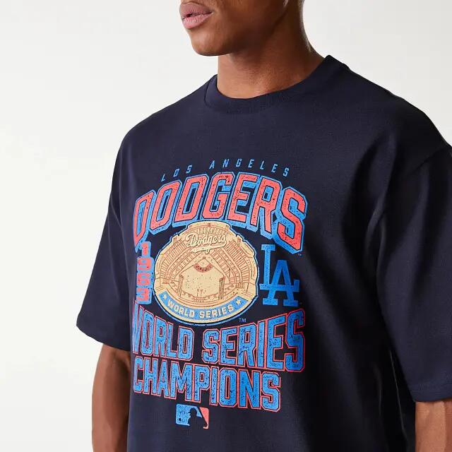 Oversized T-shirt Los Angeles Dodgers New Era MLB World Series 6/7