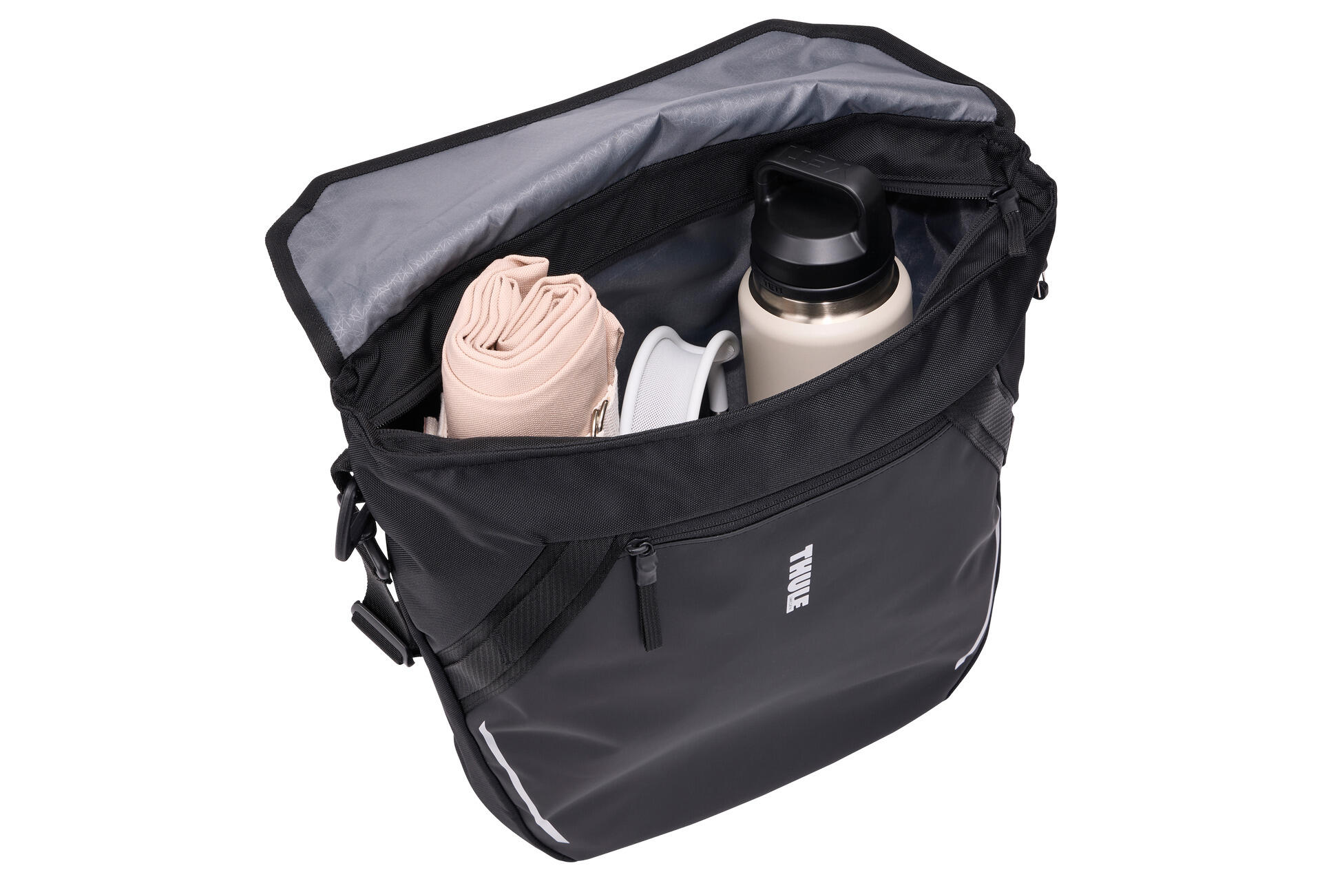 Fahrradtasche Chasm Courier Inlock, schwarz 3/6