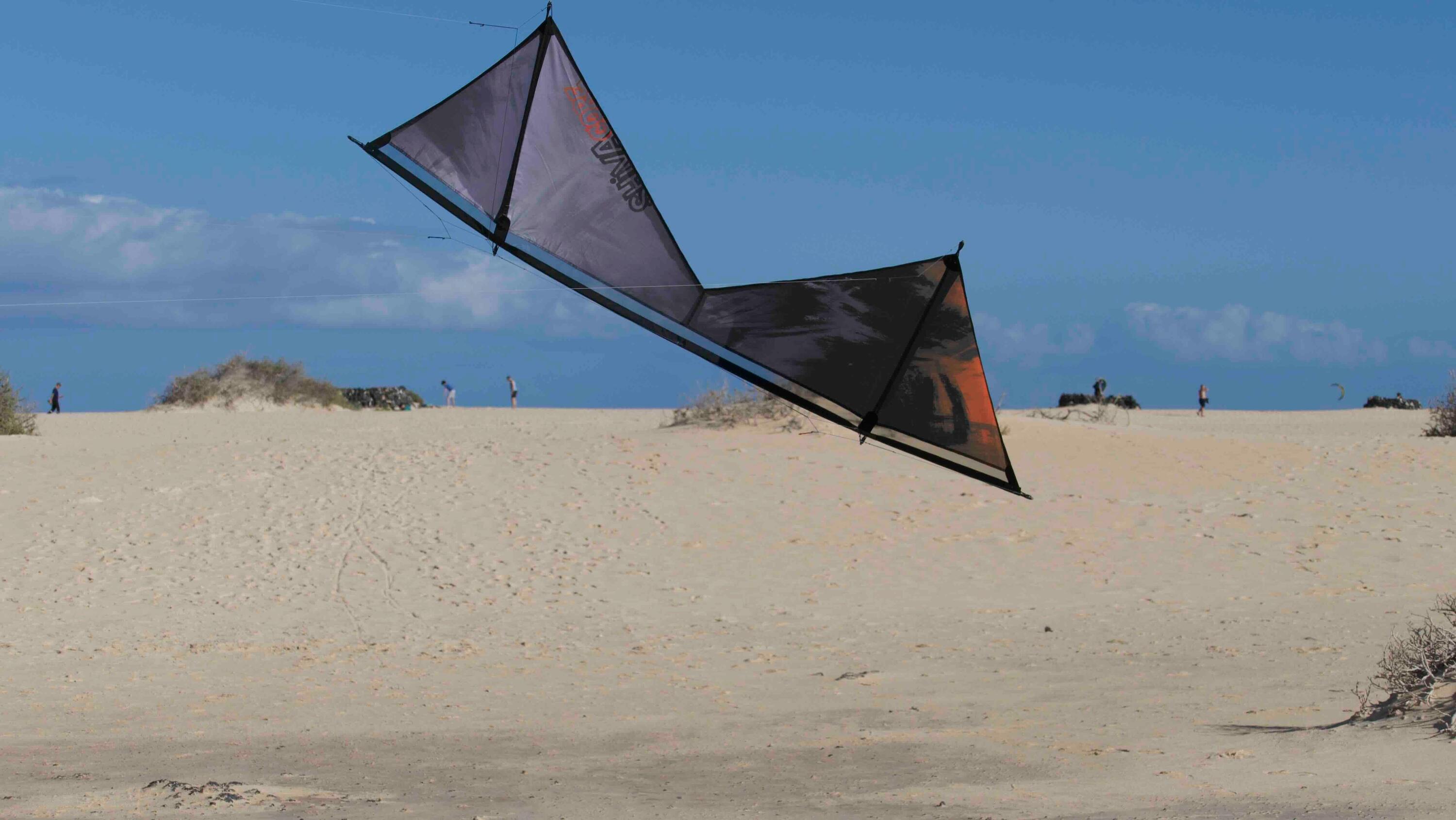 Aquilone acrobatico Spiderkites Shiva Core Nightfall 20037 Nero 228 x 78 cm 7/7