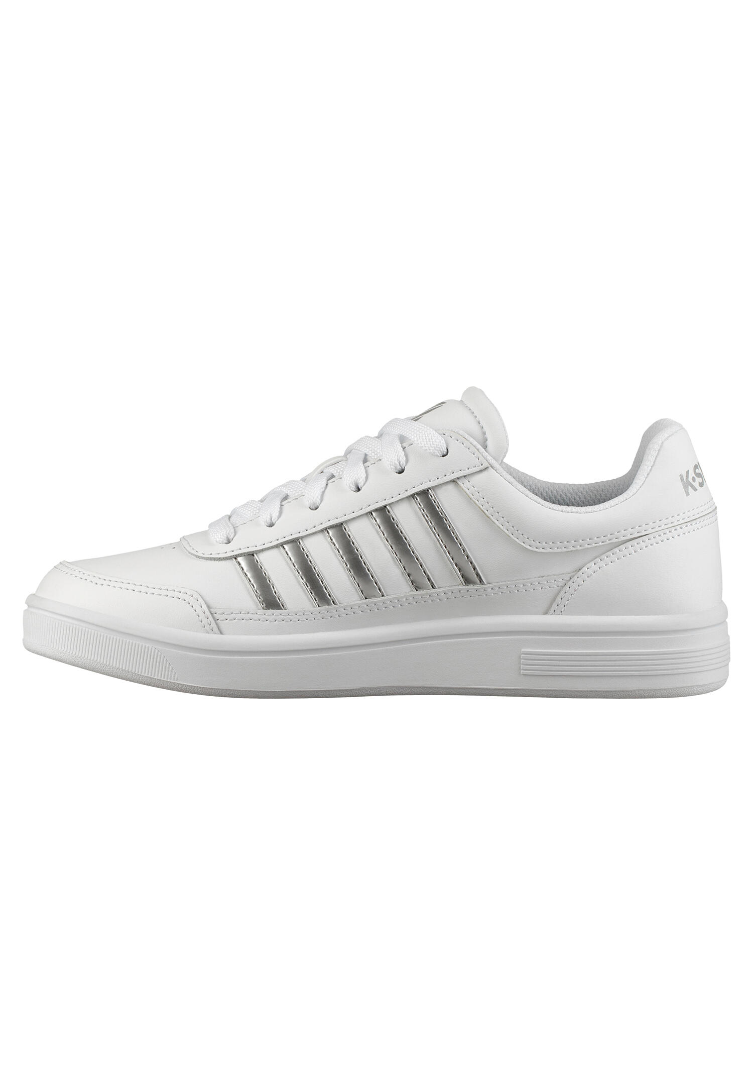 K-Swiss Damen Sneaker Court Chasseur 96042-121-M White/Silver/White 3/5