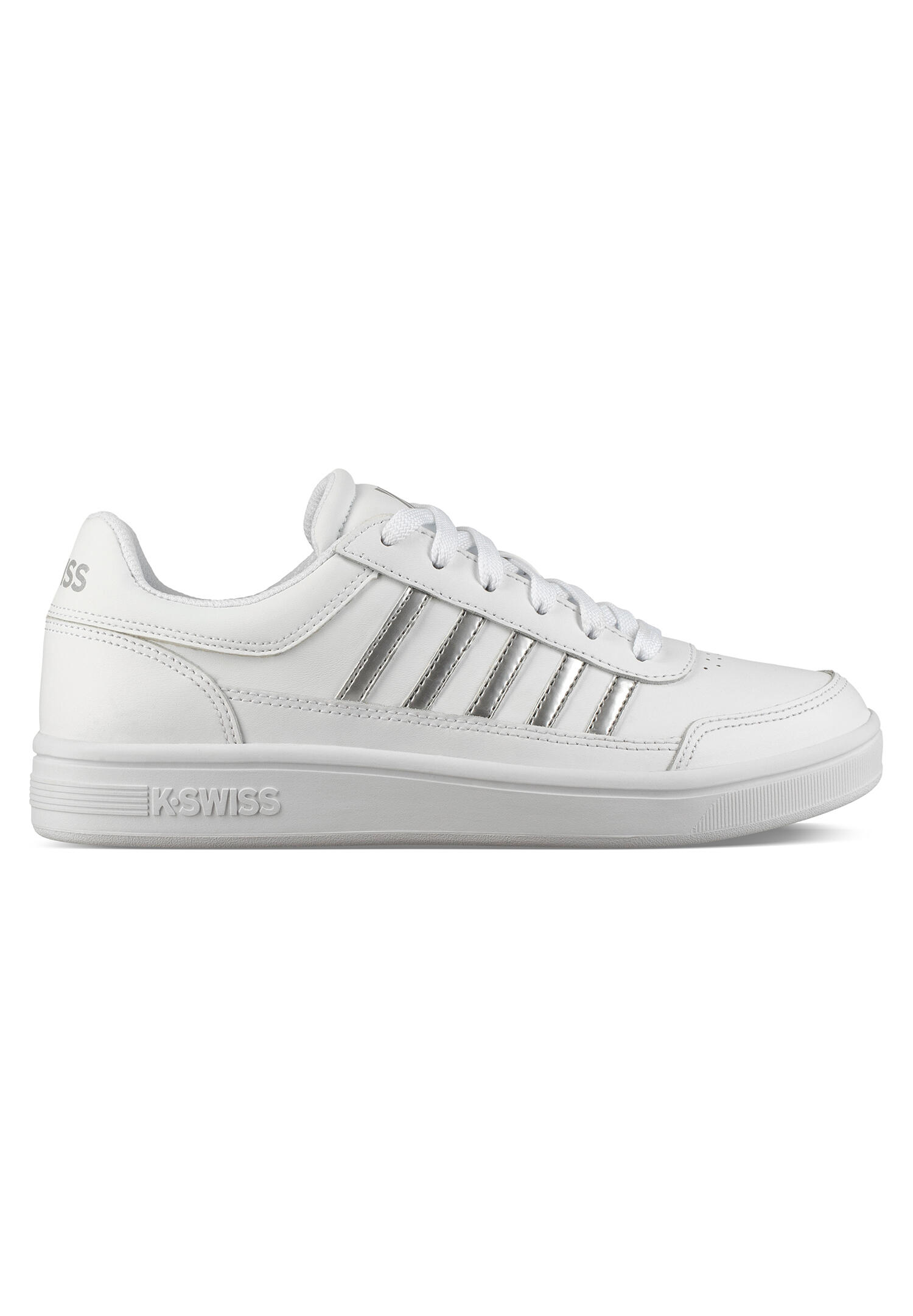 K-Swiss Damen Sneaker Court Chasseur 96042-121-M White/Silver/White 5/5