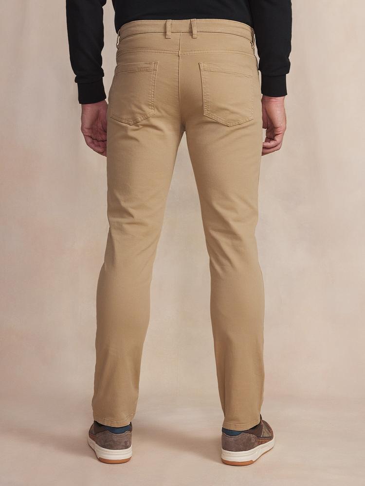 Pantalón Fluido Beige TBS FILAO para Hombre 2/4