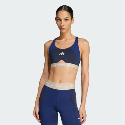 Techfit color block medium support workoutbeha