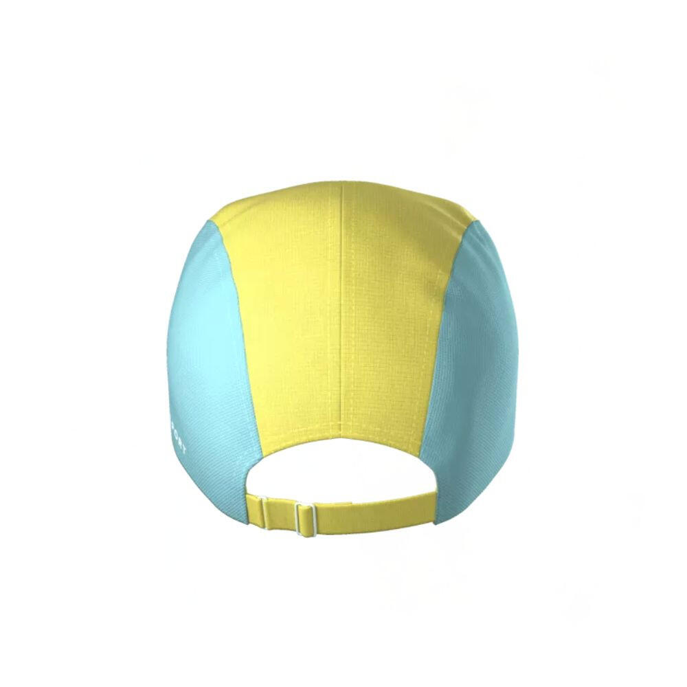 Gorra running 5 Panel Lemon/ Ether running Unisex Azul Compressport 3/3