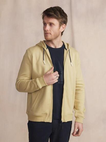 Sweat zippé Homme - JULINZIP Beige