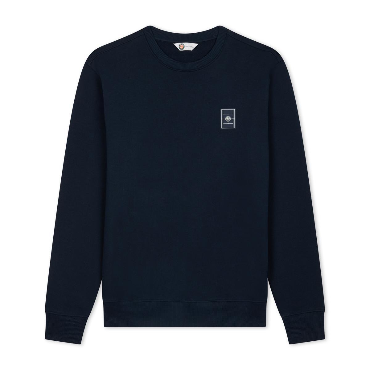 Sweat Logo court homme Roland-Garros - Marine 5/5