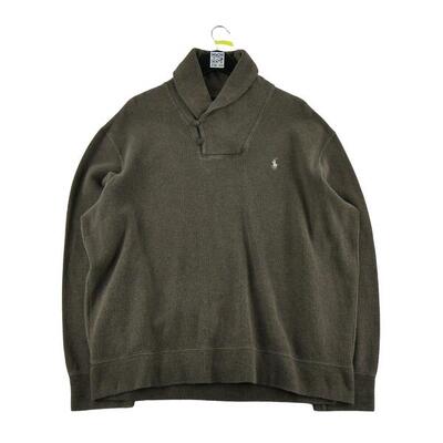 Tweedehands - trui heren bruin polo ralph lauren - goede staat