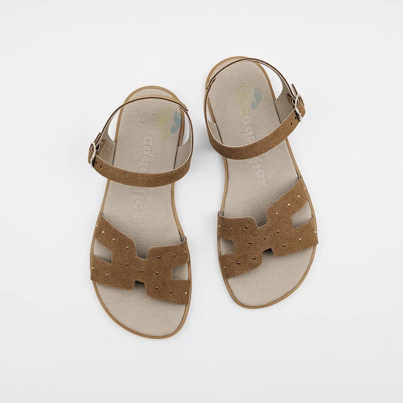 Coqueflex Sandalias Barefoot Habano - Talla 40 5/6