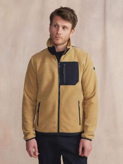 Sweat zippé Homme - CADENZIP Beige