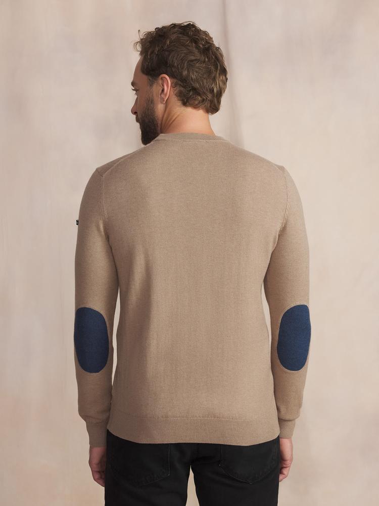 Maglione Beige da Uomo TBS Nocturne 2/4