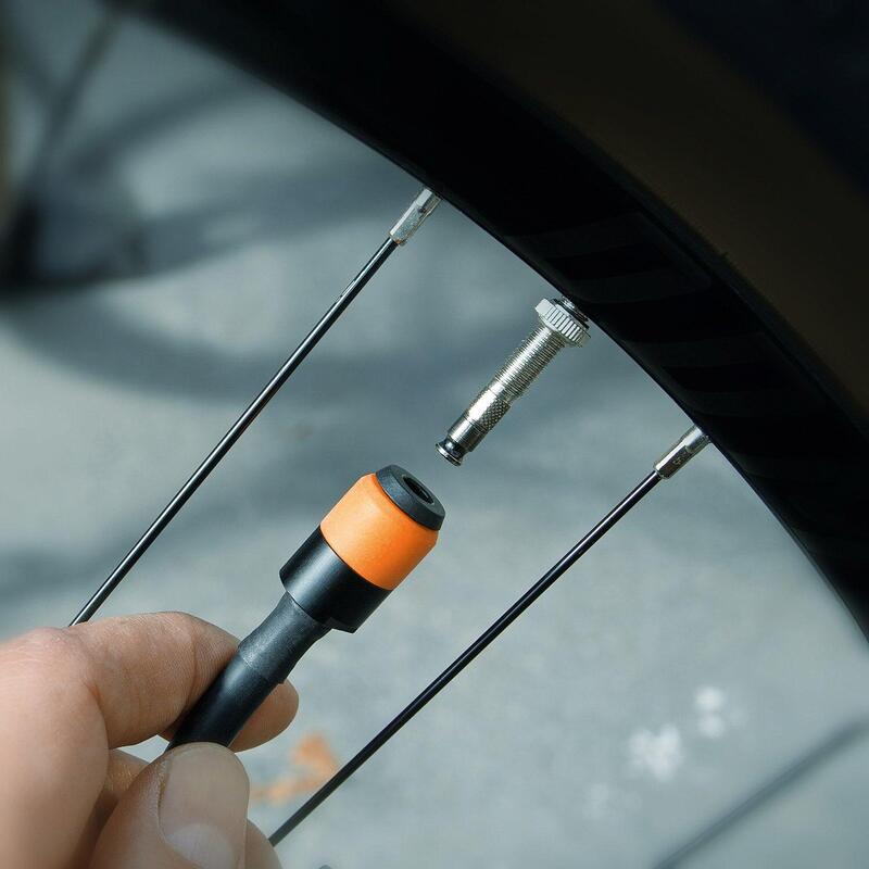 Pompa mini Airflex Explorer Clik Tec 1829, aluminiu și carbon, 5 bar, negru