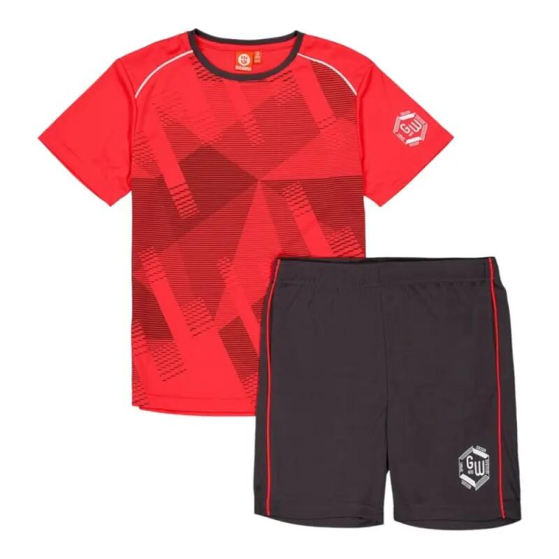 Conjunto deportivo rojo y gris Go&Wind para niño KOALAROO 1/1