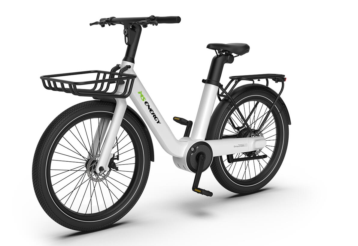 MS ENERGY - E-Bike Citybike - c102 weiss 3/6