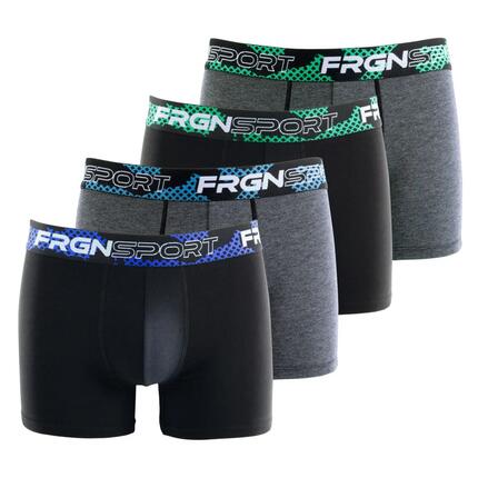 Lot de 4 boxers homme en coton Dynamics Tom