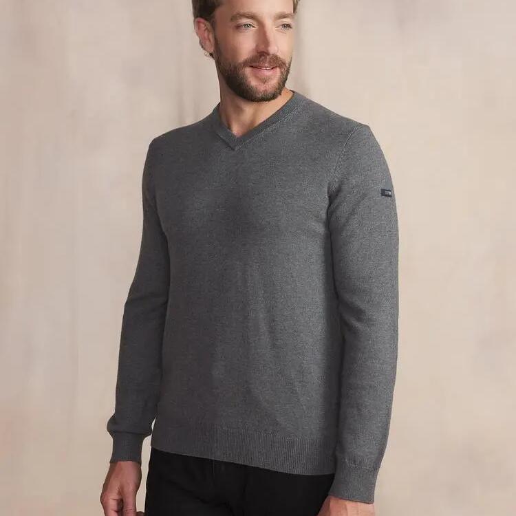 Men's Dark Grey TBS Granit Jumper