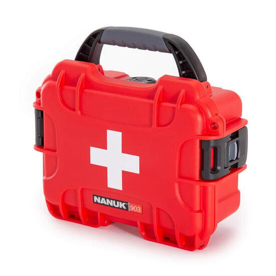 Cassetta di pronto soccorso vuota Nanuk 303 First Aid Logo