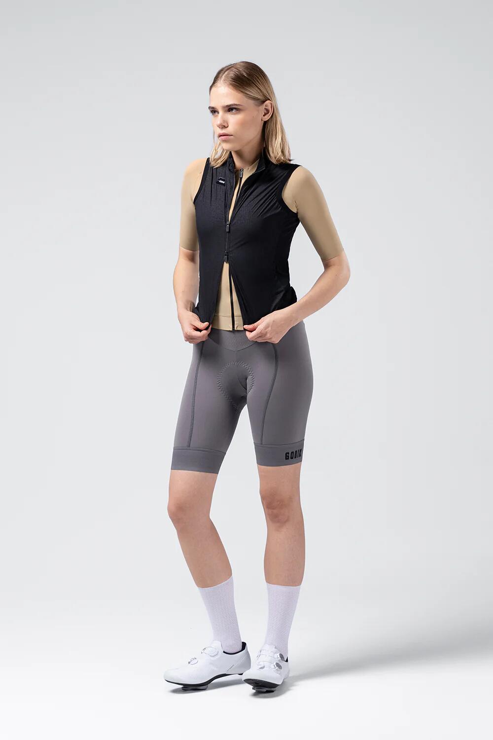 Fietsvest Vector 2.0 Gobik Vrouw Crow - Maat L 3/4