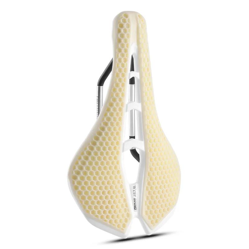 Honeycomb shock absorbing saddle