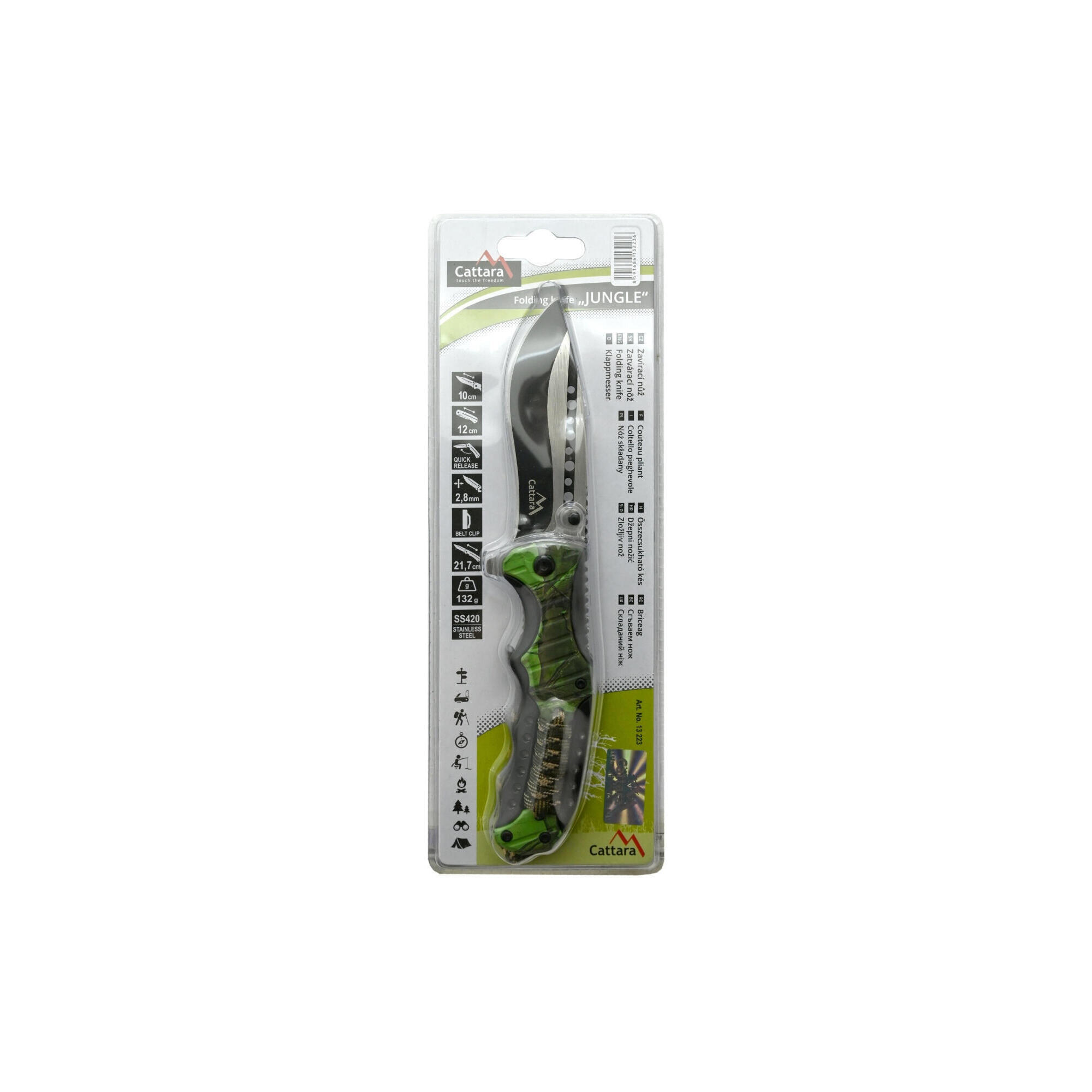 Briceag tactic Cattara Jungle cu paracord