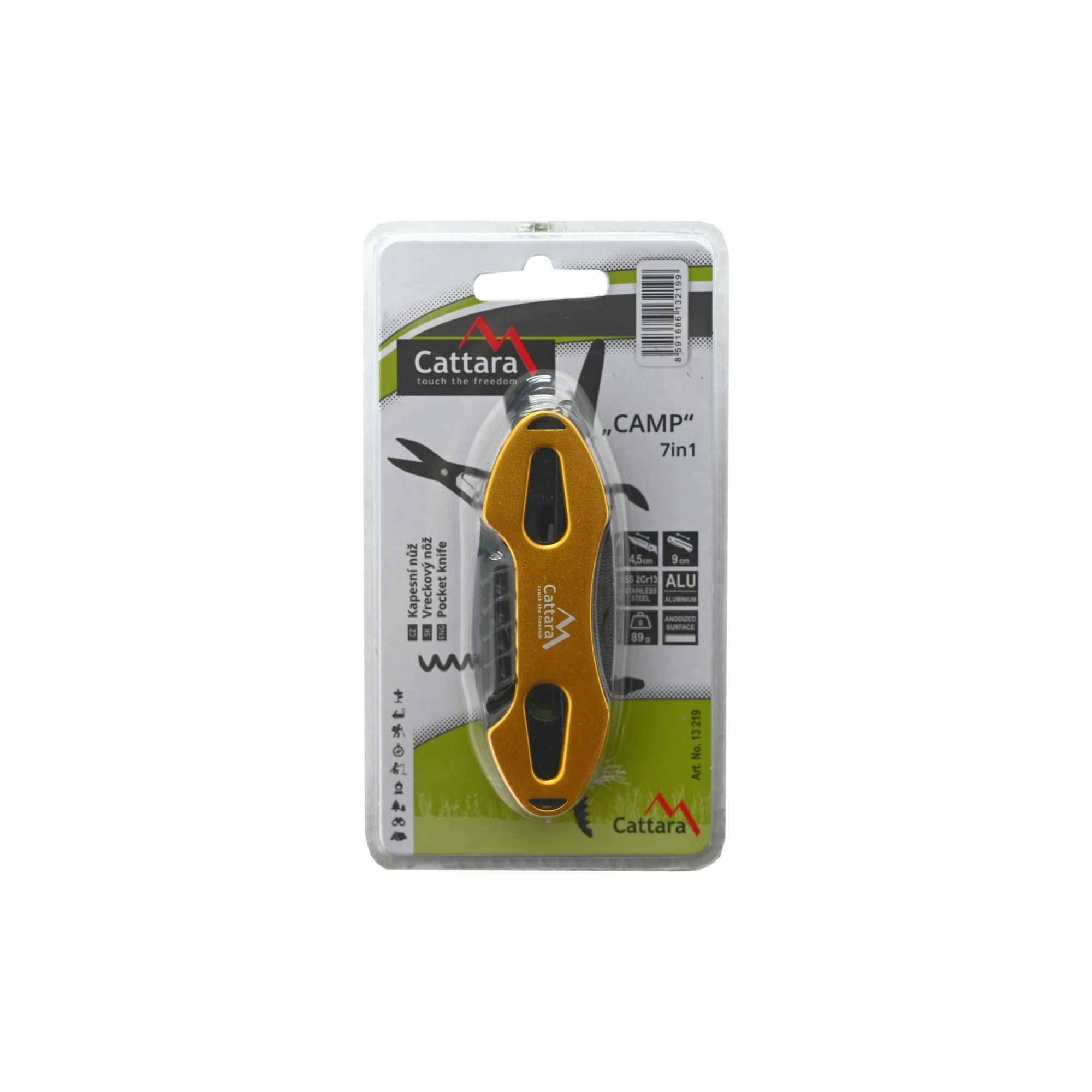 Briceag multifunctional Cattara Camp 7 in 1