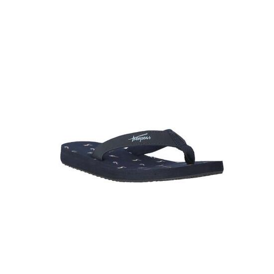 2058 Caladesi - Tongs femme imprimé oiseaux tropicaux