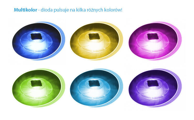 Luz Flotante LED para Piscina y Spa Bestway Solar Varios Colores 18 cm 2/7