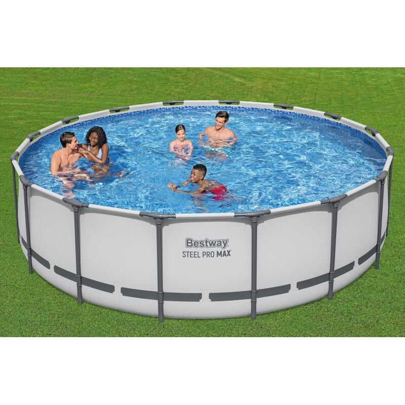 BESTWAY Piscine hors-sol sans accessoire steel Pro max ronde 488x488x122cm 6/6