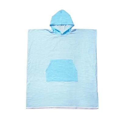 Surf poncho volwassenen fijne streep
