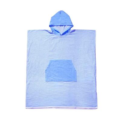 Surf poncho volwassenen fijne streep