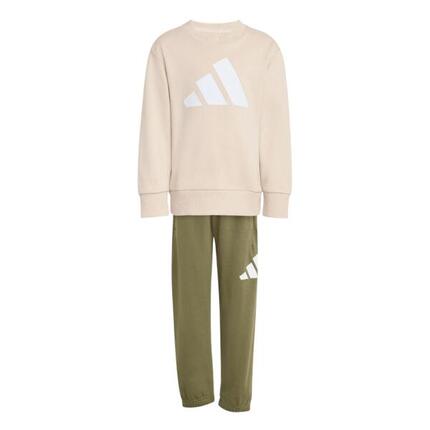 Ensemble jogging Adidas enfants beige-vert JOG KB9668