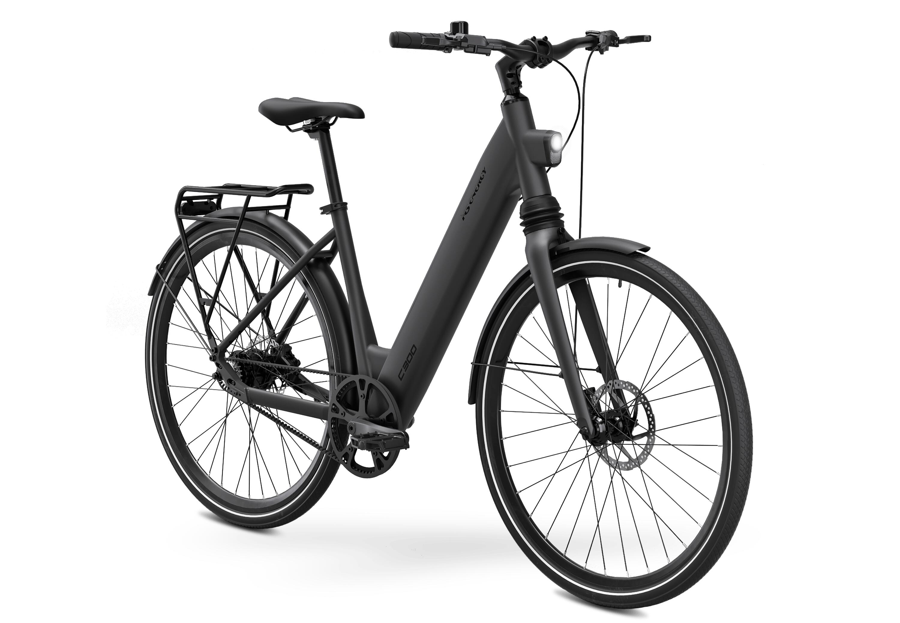 MS ENERGY - E-Bike Citybike - c300 dunkelgrau 2/2