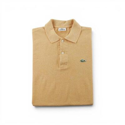 Tweedehands - lacoste polo korte mouw heren oranje - goede staat