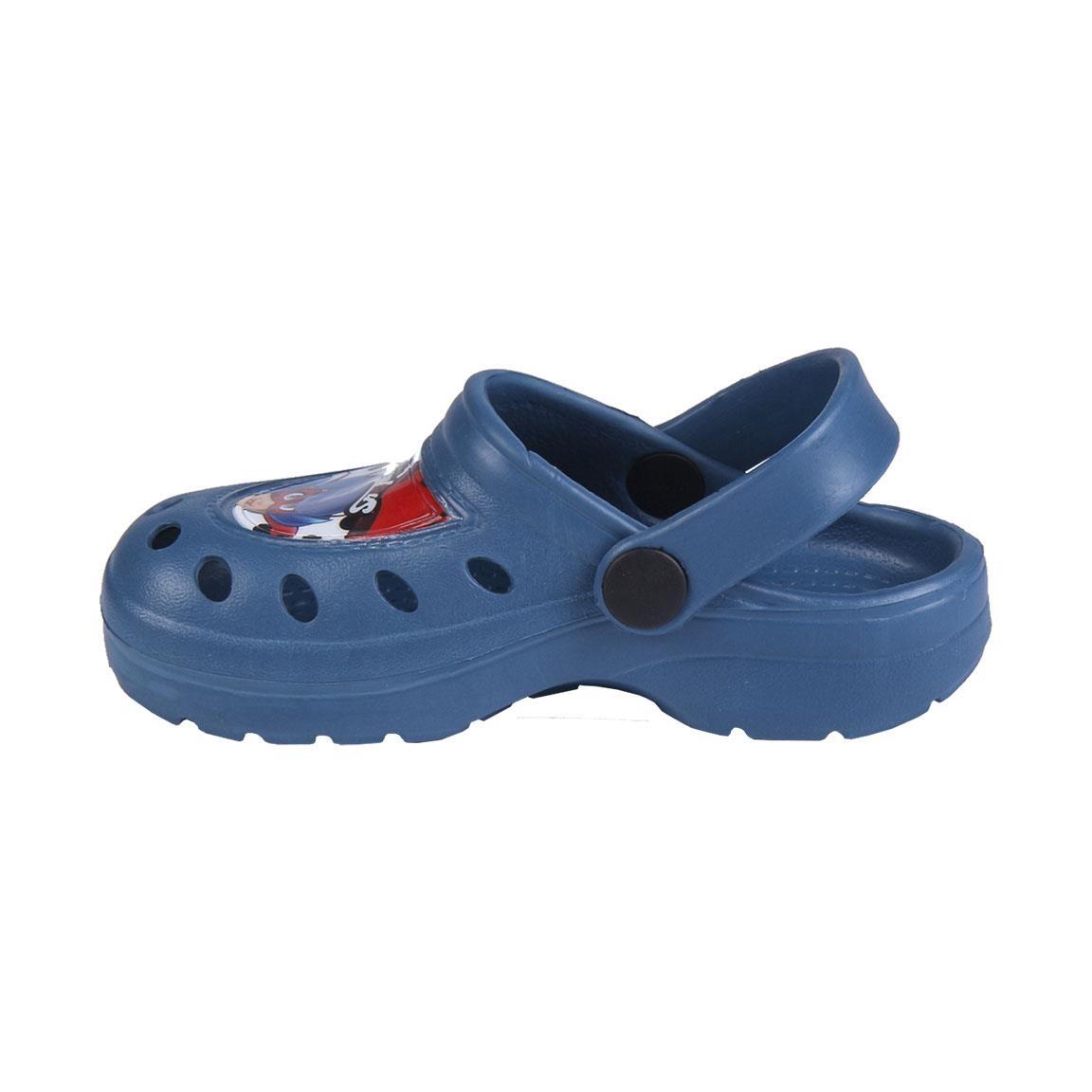 Sandália estilo Crocs Miraculous LadyBug Azul 2/3