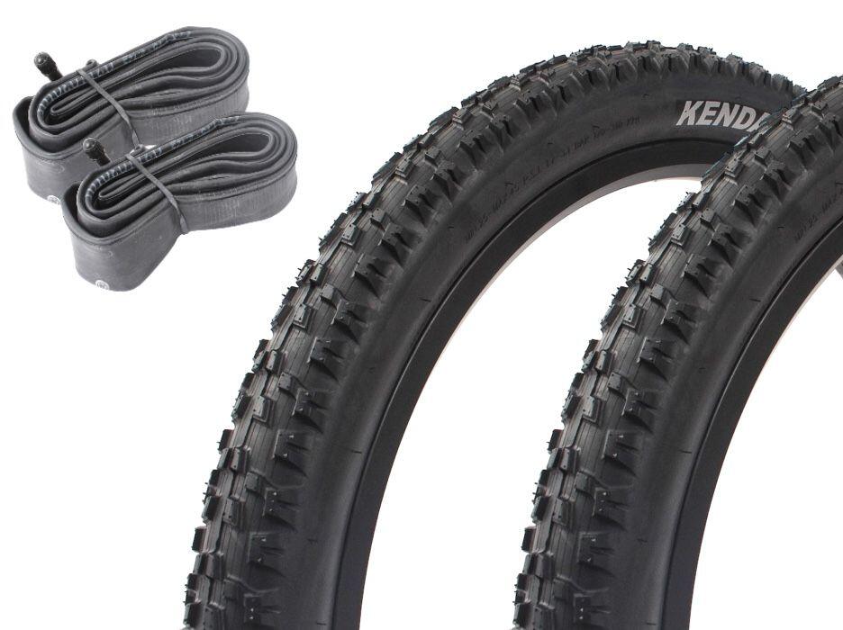 Set anvelope MTB KENDA AMRAK 24 inch x 2,20 inch + cameră AV