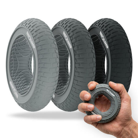 Set de poignées en silicone, 3 niveaux de résistance pour les mains