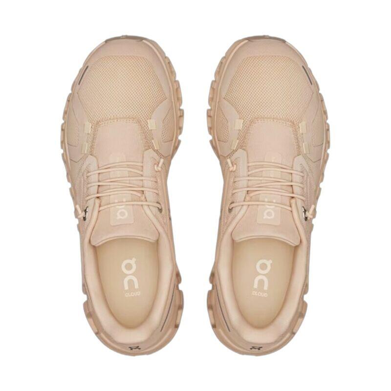 Zapatillas On Running Rosas Cloud 6 Women Sand Sand Cómodas y Ligeras 3/5