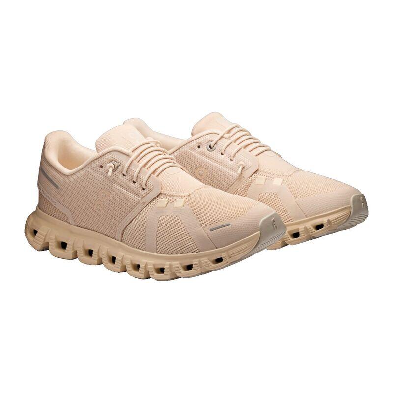 Zapatillas On Running Rosas Cloud 6 Women Sand Sand Cómodas y Ligeras 2/5