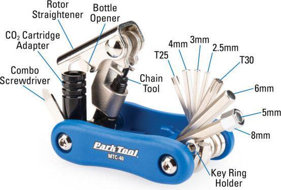 Multi-Outils Park Tool MTC-40 Bleu 4/4