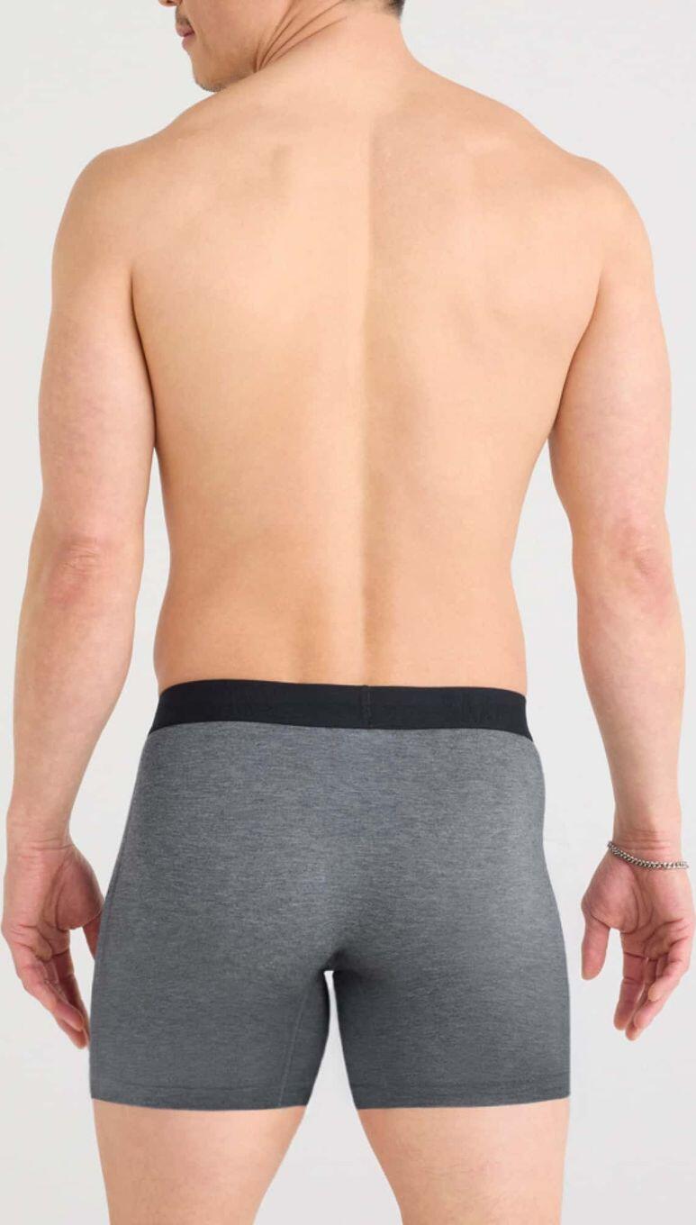 Boxer Saxx Vibe Xtra Fly (Pack de 2) Noir/Gris Homme 3/4