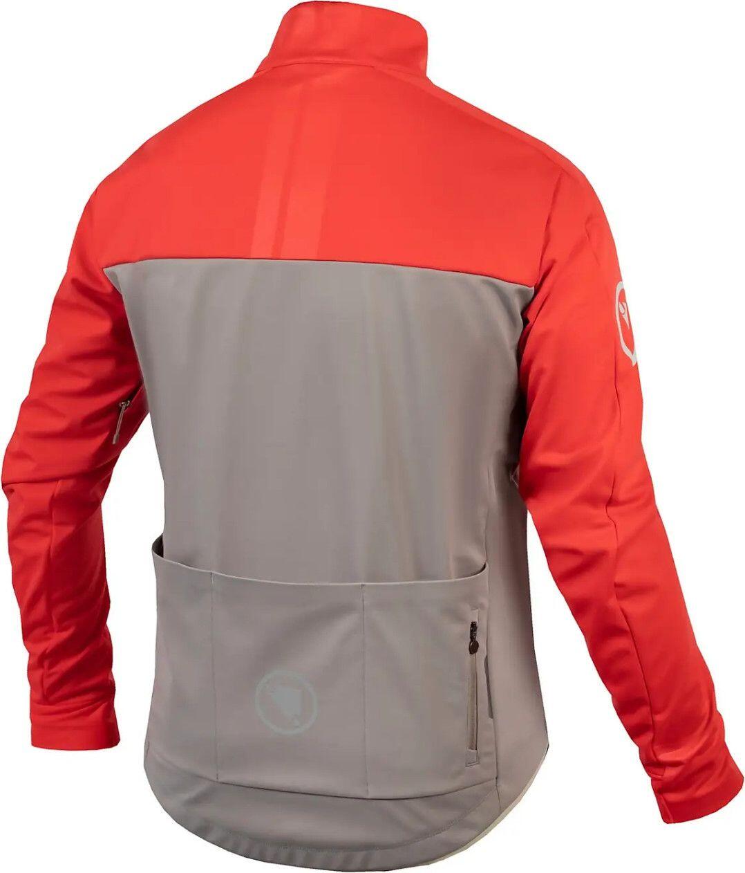 Endura Windchill II Long Sleeve Jacket Red / Grey 2/7