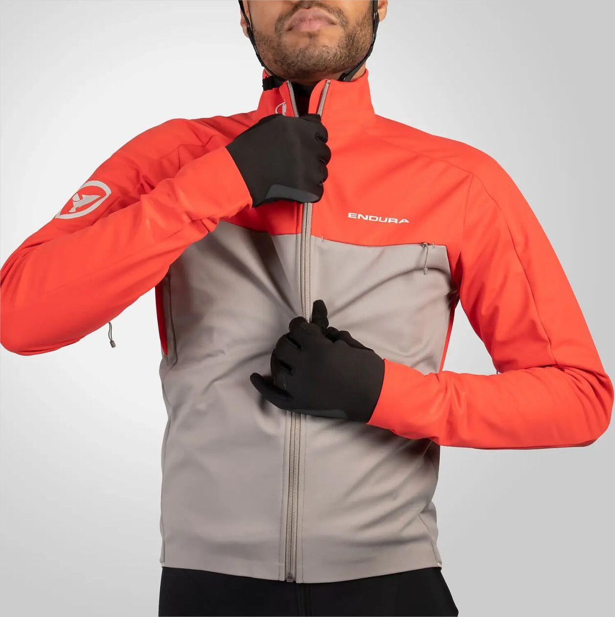 Endura Windchill II Long Sleeve Jacket Red / Grey 5/7