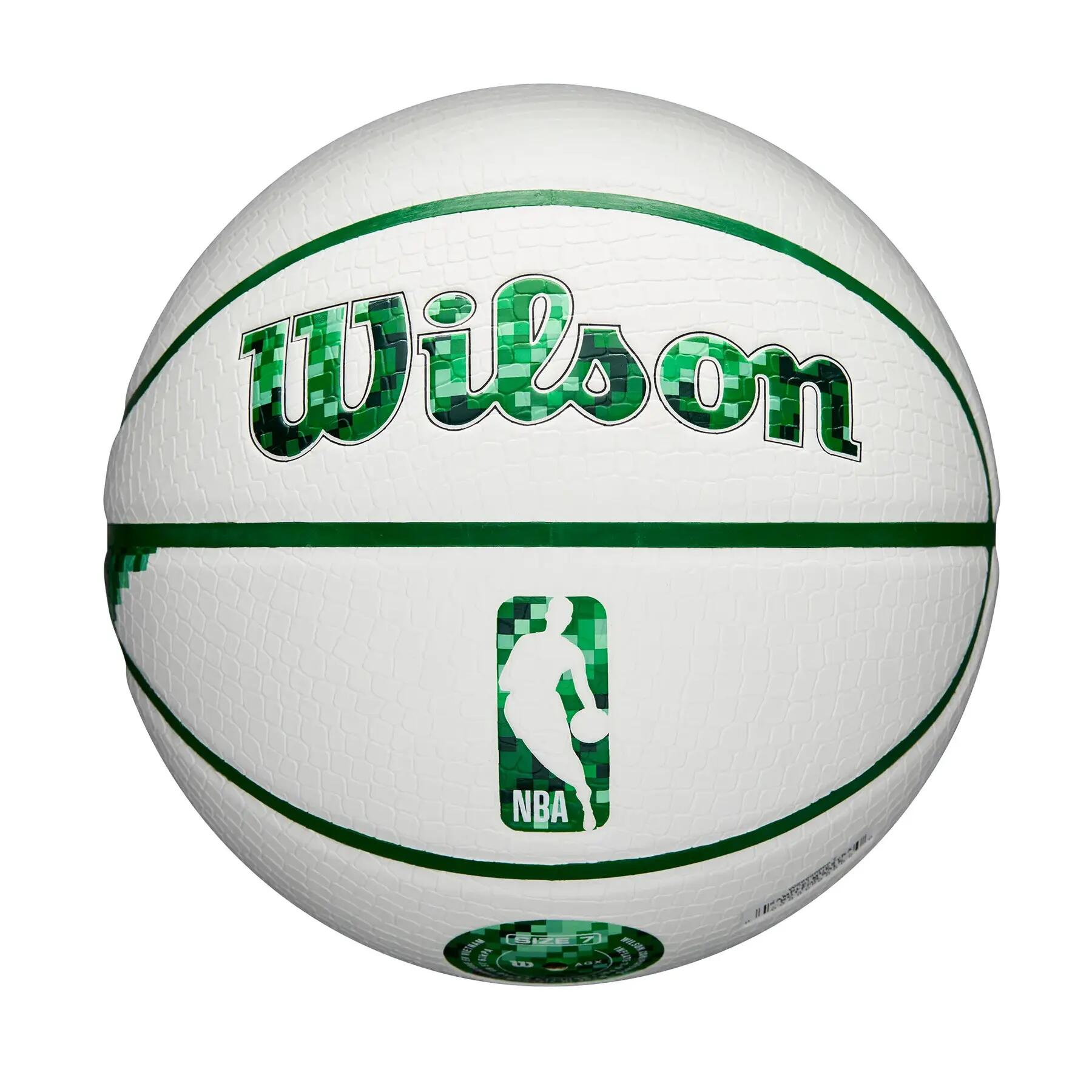 Balón de baloncesto Wilson Team Pixel Boston Celtics 7/7