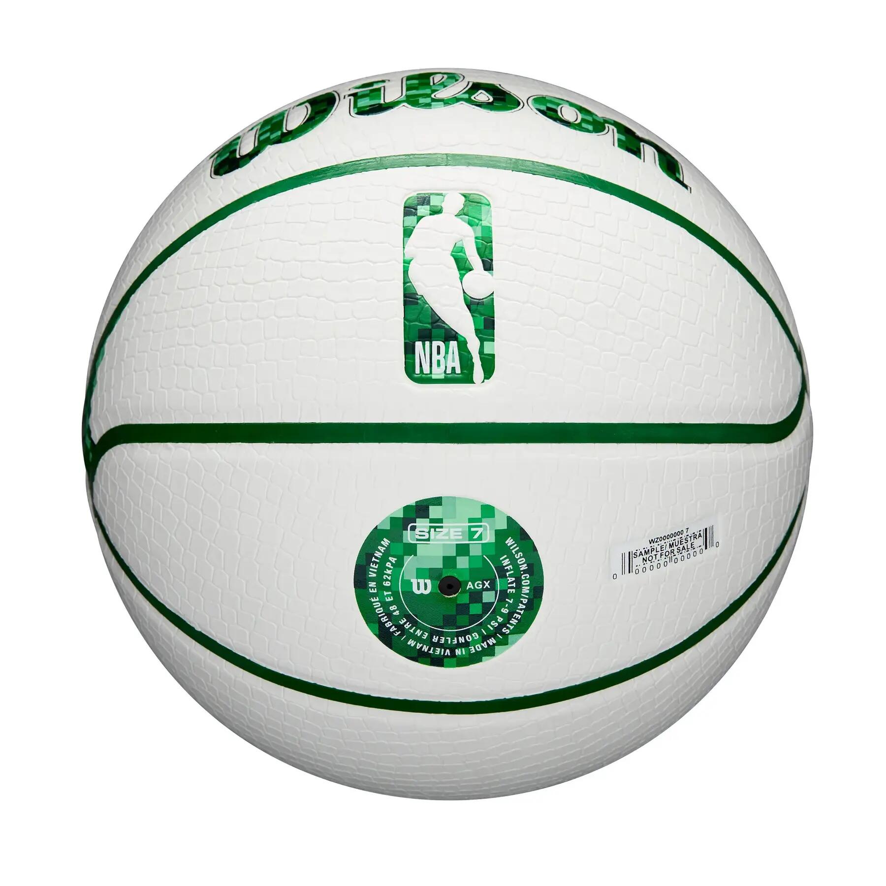 Balón de baloncesto Wilson Team Pixel Boston Celtics 6/7
