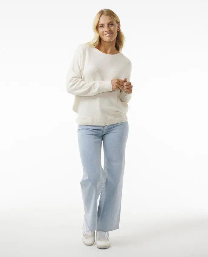 Rip Curl Emily Sweater - Ecru Marle 4/7